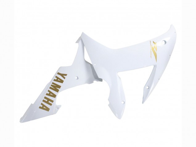 2002-2003 Yamaha YZF 1000 R1 Motorcycle Fairings - White Gold Decals UK