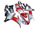 2002-2003 Yamaha YZF 1000 R1 Motorcycle Fairings - White Red Black Petronas UK
