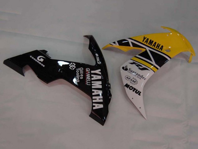 2004-2006 Yamaha YZF 1000 R1 Motorcycle Fairings - Yellow White Glossy Black UK