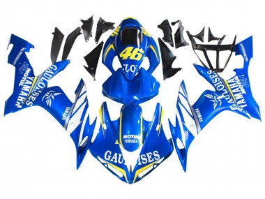 Best 2004-2006 Yamaha YZF 1000 R1 Motorcycle Fairings - Blue White Yellow Motul Gauloises 46 UK