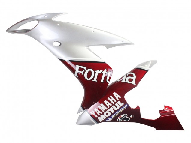 2004-2006 Yamaha YZF 1000 R1 Motorcycle Fairings - Silver Red Fortuna Motul UK