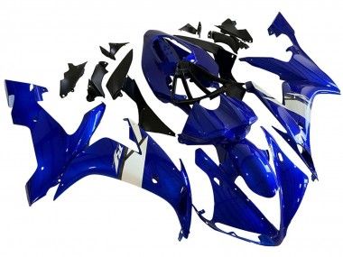 Best 2004-2006 Yamaha YZF 1000 R1 Motorcycle Fairings - Blue White UK