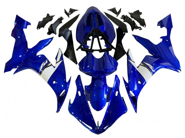 2004-2006 Yamaha YZF 1000 R1 Motorcycle Fairings - Blue White UK
