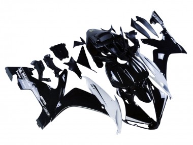 Best 2004-2006 Yamaha YZF 1000 R1 Motorcycle Fairings - Glossy Black White Motul UK