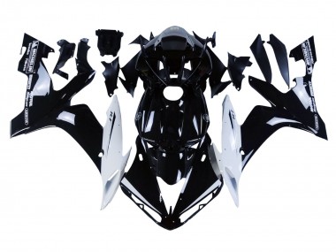 Best 2004-2006 Yamaha YZF 1000 R1 Motorcycle Fairings - Glossy Black White Motul UK