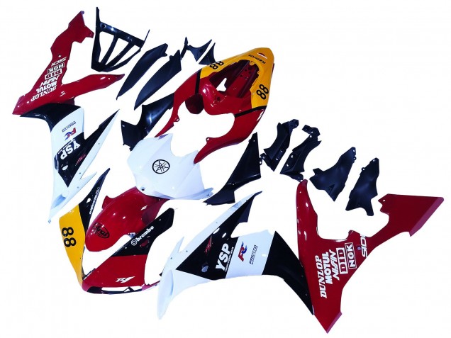 2004-2006 Yamaha YZF 1000 R1 Motorcycle Fairings - Yellow Red White Black YSP 88 UK