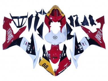 Best 2004-2006 Yamaha YZF 1000 R1 Motorcycle Fairings - Yellow Red White Black YSP 88 UK