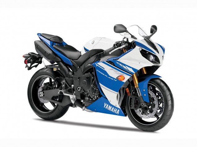 2007-2008 Yamaha YZF 1000 R1 Motorcycle Fairings - White Light Blue UK