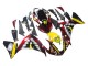 2009-2011 Yamaha YZF 1000 R1 Motorcycle Fairings - Red Yellow Black Shark 46 UK