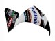 2009-2011 Yamaha YZF 1000 R1 Motorcycle Fairings - Glossy Black White Red Volvo Fimer Yamalube 87 UK