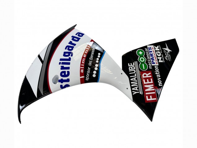 2009-2011 Yamaha YZF 1000 R1 Motorcycle Fairings - Glossy Black White Red Volvo Fimer Yamalube 87 UK