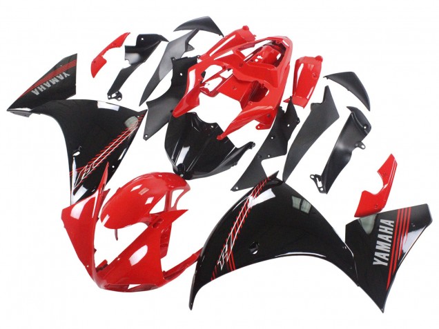 2009-2011 Yamaha YZF 1000 R1 Motorcycle Fairing - Red Black UK