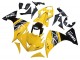 2009-2011 Yamaha YZF 1000 R1 Motorcycle Fairing Kits - Yellow White Black Stripe UK