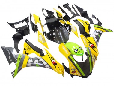 Best 2015-2019 Yamaha YZF 1000 R1 Motorcycle Fairings - Yellow Green Shark UK
