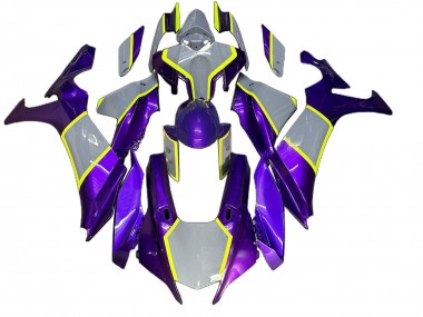 Best 2020-2025 Yamaha YZF 1000 R1 Motorcycle Fairings - Yellow Grey Purple UK
