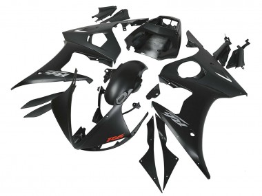 Best 2003-2004 Yamaha YZF R6 Motorcycle Fairings - Matte Black UK