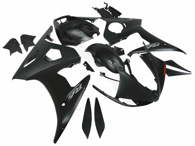 2003-2004 Yamaha YZF R6 Motorcycle Fairings - Matte Black UK