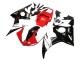 2003-2004 Yamaha YZF R6 Motorcycle Fairings - Red White Glossy Black UK