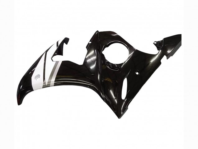 2003-2004 Yamaha YZF R6 Motorcycle Fairings - Red White Glossy Black UK