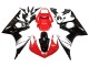 2003-2004 Yamaha YZF R6 Motorcycle Fairings - Red White Glossy Black UK