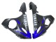 2003-2004 Yamaha YZF R6 Motorcycle Fairings - Blue Glossy Black UK