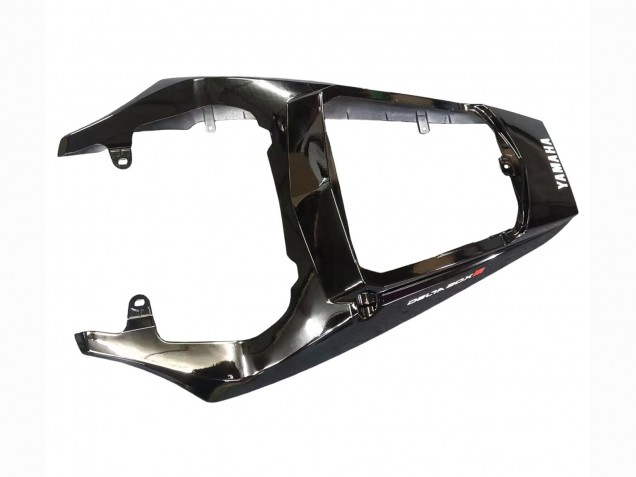 2003-2004 Yamaha YZF R6 Motorcycle Fairings - Glossy Black Matte Black White Decals UK