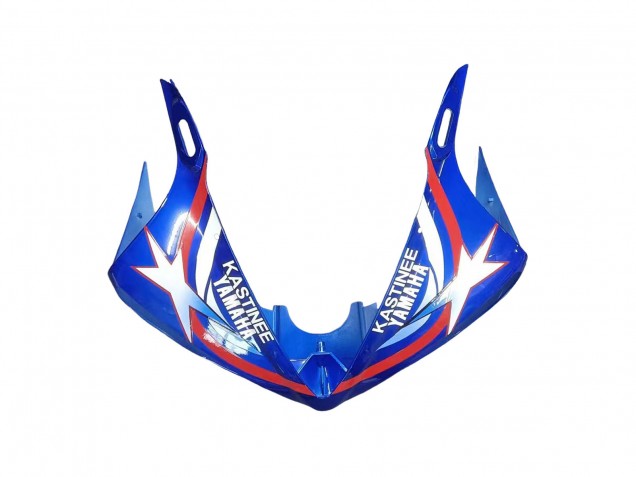 2006-2009 Yamaha YZF R6S Motorcycle Fairings - White Blue Fiat Motul Kastinee UK