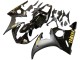 2003-2004 Yamaha YZF R6 Motorcycle Fairings - Glossy Black Matte Black Gold Decals UK