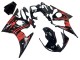 2003-2004 Yamaha YZF R6 Motorcycle Fairing - Glossy Black Red UK