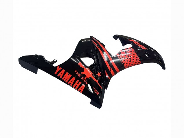 2003-2004 Yamaha YZF R6 Motorcycle Fairing - Glossy Black Red UK