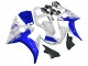 2003-2004 Yamaha YZF R6 Motorcycle Fairings - White Blue GYTR UK
