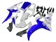 2003-2004 Yamaha YZF R6 Motorcycle Fairings - White Blue GYTR UK