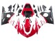 2003-2004 Yamaha YZF R6 Motorcycle Fairings - Red White Matte Black UK