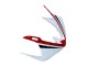 2003-2004 Yamaha YZF R6 Motorcycle Fairings - White Red Glossy Black UK
