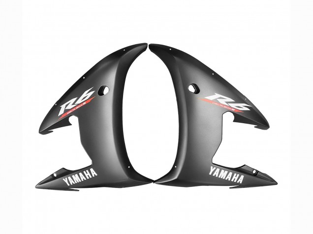 2006-2009 Yamaha YZF R6S Motorcycle Fairings - Black Red UK