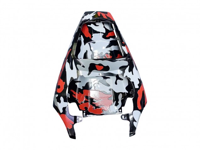 2003-2004 Yamaha YZF R6 Motorcycle Fairings - Black Red Grey Camouflage UK