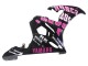 2005 Yamaha YZF 600 R6 Motorcycle Fairings - Black Pink Yellow Repsol 46 UK