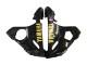2005 Yamaha YZF 600 R6 Motorcycle Fairings - Black Gold UK