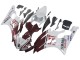 2006-2007 Yamaha YZF 600 R6 Motorcycle Fairings - White Maroon Red Fiat Acer Yamalube UK