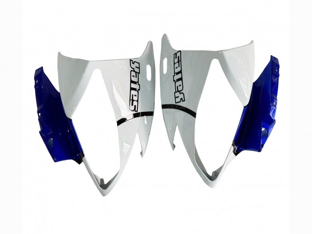 2006-2007 Yamaha YZF 600 R6 Motorcycle Fairings - White Blue Jordan UK