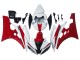 2006-2007 Yamaha YZF 600 R6 Motorcycle Fairings - White Red UK