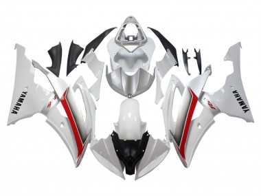 Best 2008-2016 Yamaha YZF 600 R6 Motorcycle Fairings - White Red UK