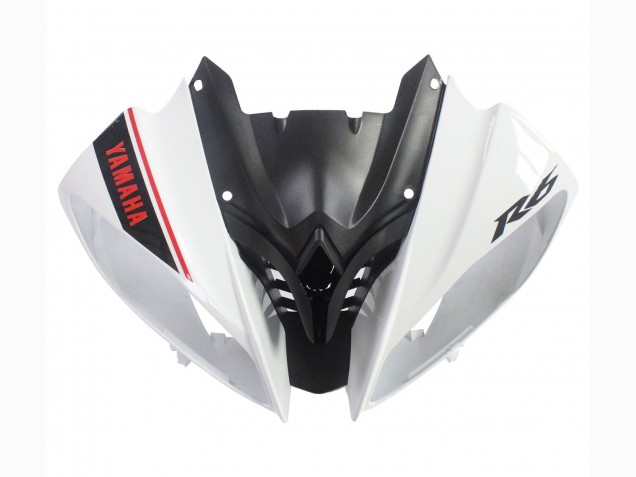2008-2016 Yamaha YZF 600 R6 Motorcycle Fairings - White Matte Black Red Decals UK