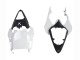 2008-2016 Yamaha YZF 600 R6 Motorcycle Fairings - White Matte Black Red Decals UK