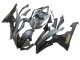 2008-2016 Yamaha YZF 600 R6 Motorcycle Fairings - Grey Matte Black Gold Decals UK
