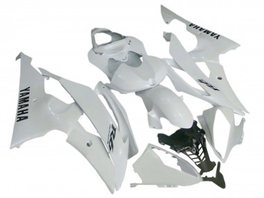 Best 2008-2016 Yamaha YZF 600 R6 Motorcycle Fairings - Glossy White UK