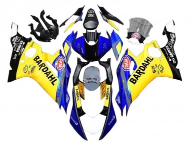 Best 2008-2016 Yamaha YZF 600 R6 Motorcycle Fairings - Yellow Blue Black Bardahl UK