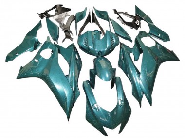 Best 2008-2016 Yamaha YZF 600 R6 Motorcycle Fairings - Pearl Aqua Blue UK