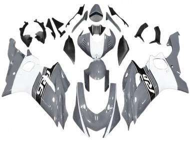 Best 2017-2023 Yamaha YZF 600 R6 Motorcycle Fairings - Nardo Grey White UK