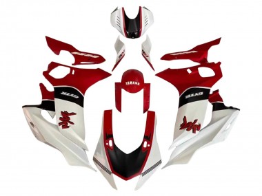 Best 2017-2023 Yamaha YZF 600 R6 Motorcycle Fairing - White Red Black UK